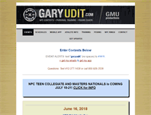 Tablet Screenshot of garyudit.com